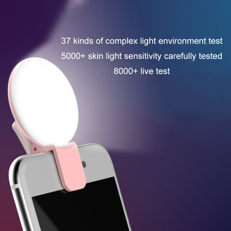 2 PCS Mobile Phone Fill Light Camera Photo LED Selfie Light(Black) - Selfie Light by buy2fix | Online Shopping UK | buy2fix
