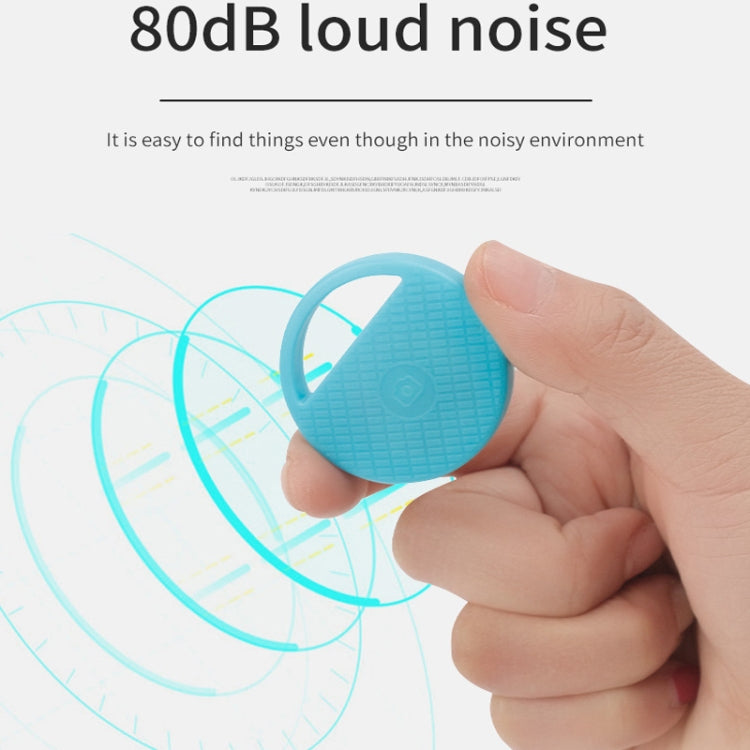 HYC-S9 2 PCS Round Bluetooth Object Finder Mobile Phone Tracking Locator Anti-Lost Two-Way Alarm(Blue) - Anti-lost Alarm by buy2fix | Online Shopping UK | buy2fix