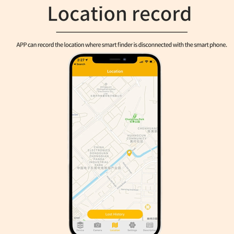 HYC-S9 2 PCS Round Bluetooth Object Finder Mobile Phone Tracking Locator Anti-Lost Two-Way Alarm(Blue) - Anti-lost Alarm by buy2fix | Online Shopping UK | buy2fix