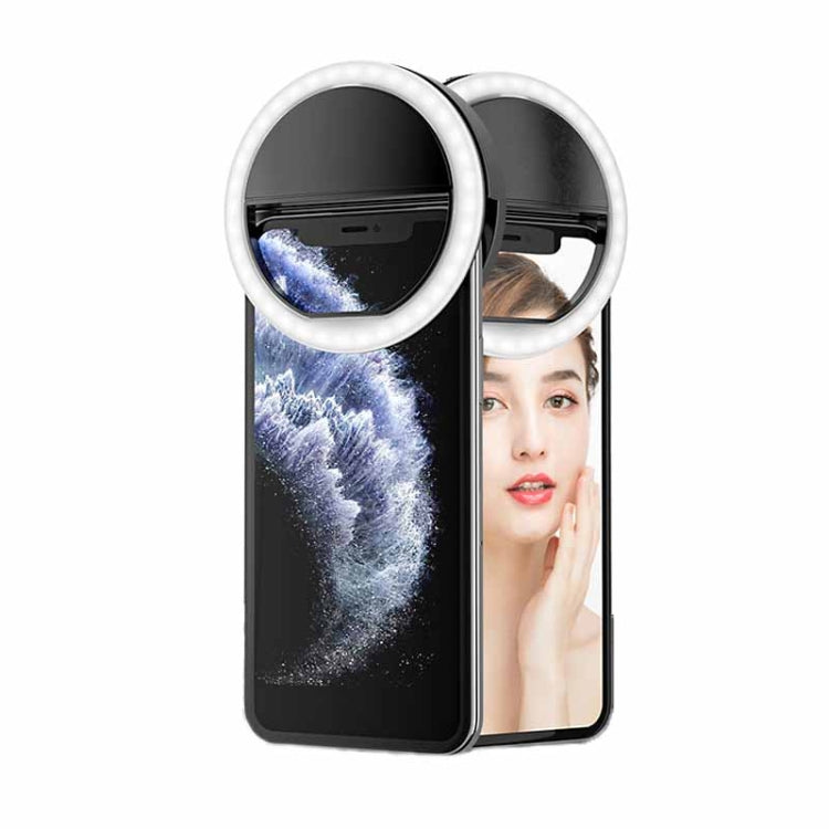 Ring-Shaped Mobile Phone Selfie Fill Light LED Flashlight For Live Photography(Black) by buy2fix