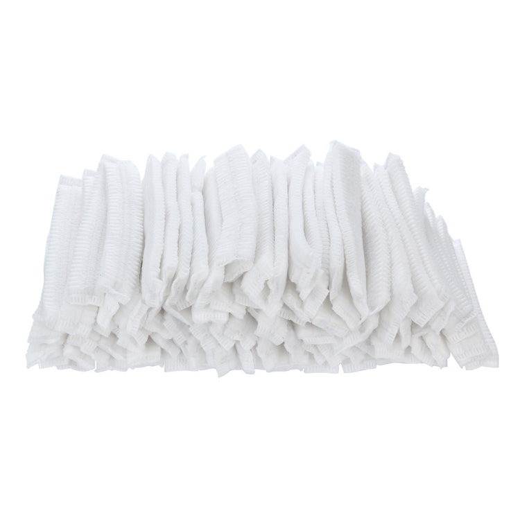 200 PCS Non-woven Disposable Pleated Anti Dust Hat Bath Caps For Spa Hair Salon Beauty(White) - Bath Supplies by buy2fix | Online Shopping UK | buy2fix