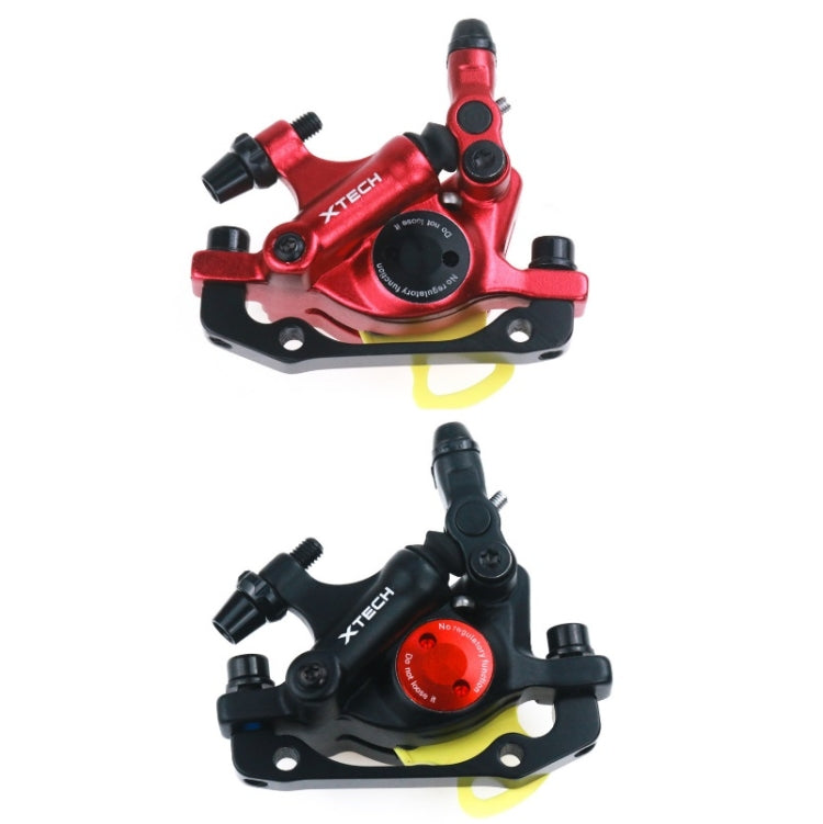 3 in 1 Scooter Modified Hydraulic Brake + 120mm Disc Brake Disc + Modified Seat Set For Xiaomi Mijia M365 Pro(Red Brake + Black Adapter) - Accessories & Parts by buy2fix | Online Shopping UK | buy2fix