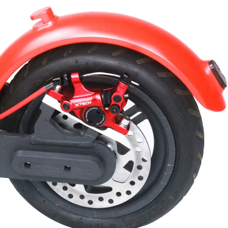 3 in 1 Scooter Modified Hydraulic Brake + 120mm Disc Brake Disc + Modified Seat Set For Xiaomi Mijia M365 Pro(Red Brake + Black Adapter) - Accessories & Parts by buy2fix | Online Shopping UK | buy2fix