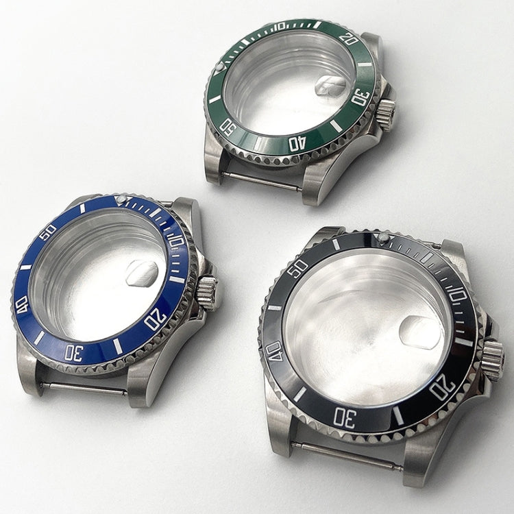 A097 For Rolex 2813/8215/2836 Movement Watch Stainless Steel Case For Rolex 2813/8215/2836 Movement(Black) - Watch Case by buy2fix | Online Shopping UK | buy2fix