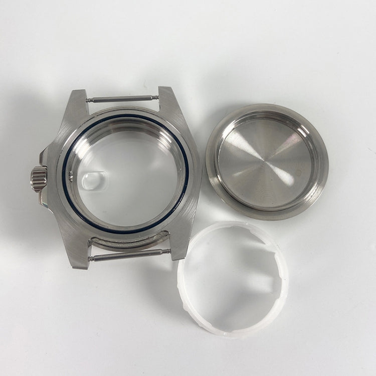 A097 For Rolex 2813/8215/2836 Movement Watch Stainless Steel Case For Rolex 2813/8215/2836 Movement(Black) - Watch Case by buy2fix | Online Shopping UK | buy2fix