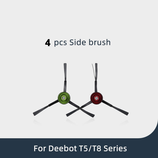 Vacuum Cleaner Sweeping Robot Accessories Suitable For Ecovacs Deebot T8 AIVI/T8 MAX,Accessories 4 PCS Side Brush by buy2fix