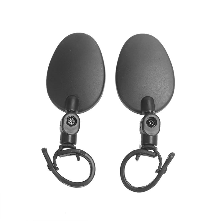 2 PCS For Xiaomi Scooter Rear View Mirror Bicycle Mirror(Oval) - Accessories & Parts by buy2fix | Online Shopping UK | buy2fix