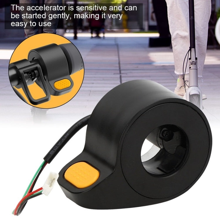 Scooter Thumb Throttle Finger Dial Accelerator for Ninebot MAX G30(Yellow) - Accessories & Parts by buy2fix | Online Shopping UK | buy2fix