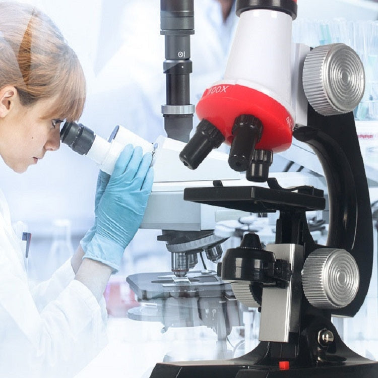 Early Education Biological Science 1200X Microscope Science And Education Toy Set For Children L by buy2fix