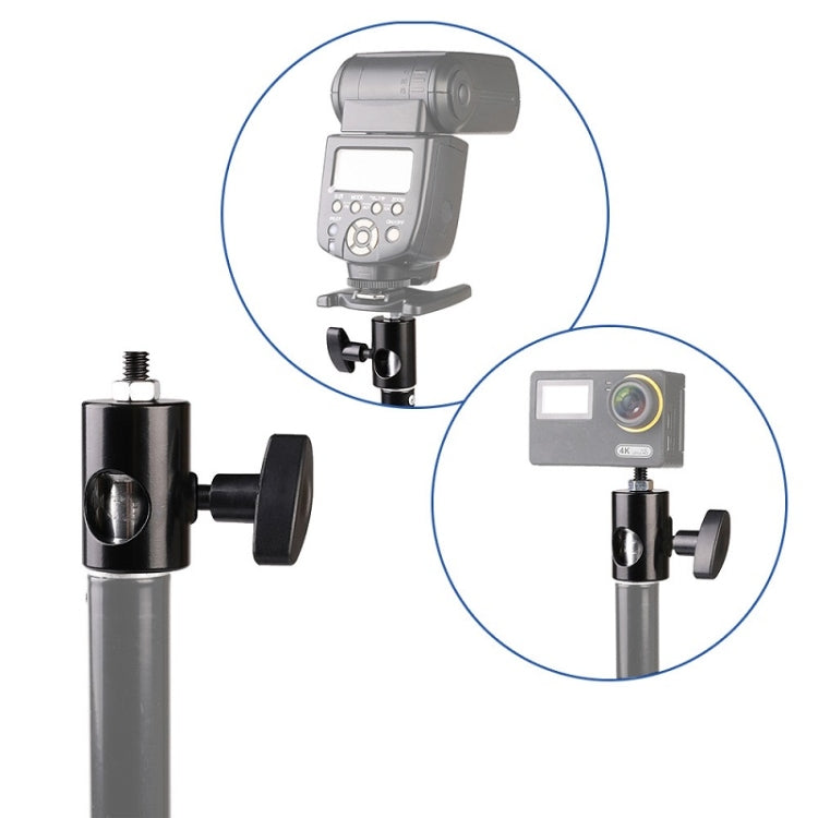 2 PCS Flash Light Stand 1/4 Photography Light Holder Adapter Tripod Conversion Interface by buy2fix