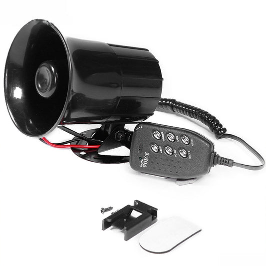 Car Motorcycle Horn 12V Alarm Horn 6-Tone Loudspeaker by buy2fix