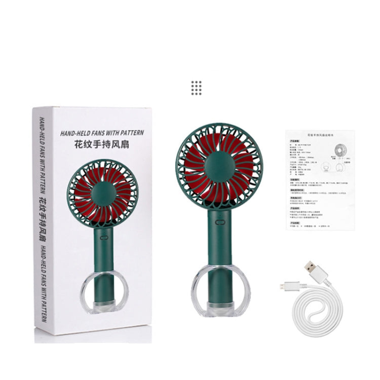 FS-H01 USB Portable Ultra-quiet Large Wind Hand-held Desktop Student Dormitory Household Mini Fan(Black) - Electric Fans by buy2fix | Online Shopping UK | buy2fix