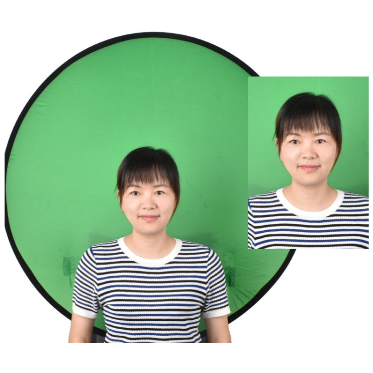 75cm EY-068 Green Background Cloth Folding ID Photo Green Screen Video Backdrop Board For E-Sports Chair - Solid Color by buy2fix | Online Shopping UK | buy2fix