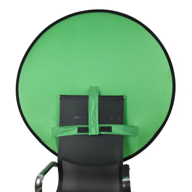 110cm EY-068 Green Background Cloth Folding ID Photo Green Screen Video Backdrop Board For E-Sports Chair - Solid Color by buy2fix | Online Shopping UK | buy2fix