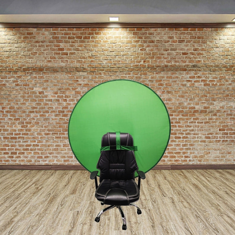 110cm EY-068 Green Background Cloth Folding ID Photo Green Screen Video Backdrop Board For E-Sports Chair - Solid Color by buy2fix | Online Shopping UK | buy2fix