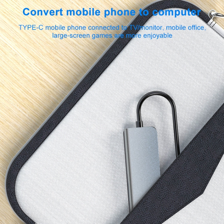 3 In 1 USB-C / Type-C To 4K HDMI + 2 USB 3.0 Ports Multifunctional HUB Docking Station by buy2fix