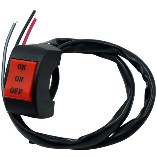 10 PCS Modified Motorcycle Off-Road Accessories Handlebars 1 In 2 Out Headlights Spotlights Far Near Light Switches by buy2fix