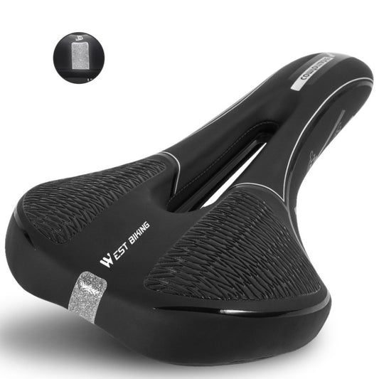 WESTBIKING Mountain Road Bike Reflective Seat Cushion Soft Comfortable Seat Equipment Accessories, Colour: Sporty by WESTBIKING