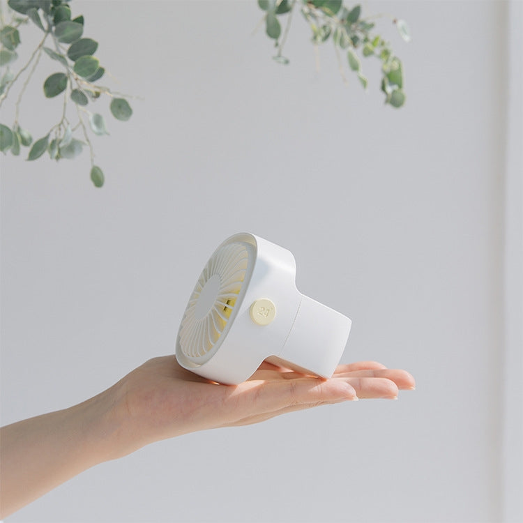 Handheld Desktop Outdoor Student Mute USB Mini Fan(White) - Electric Fans by buy2fix | Online Shopping UK | buy2fix