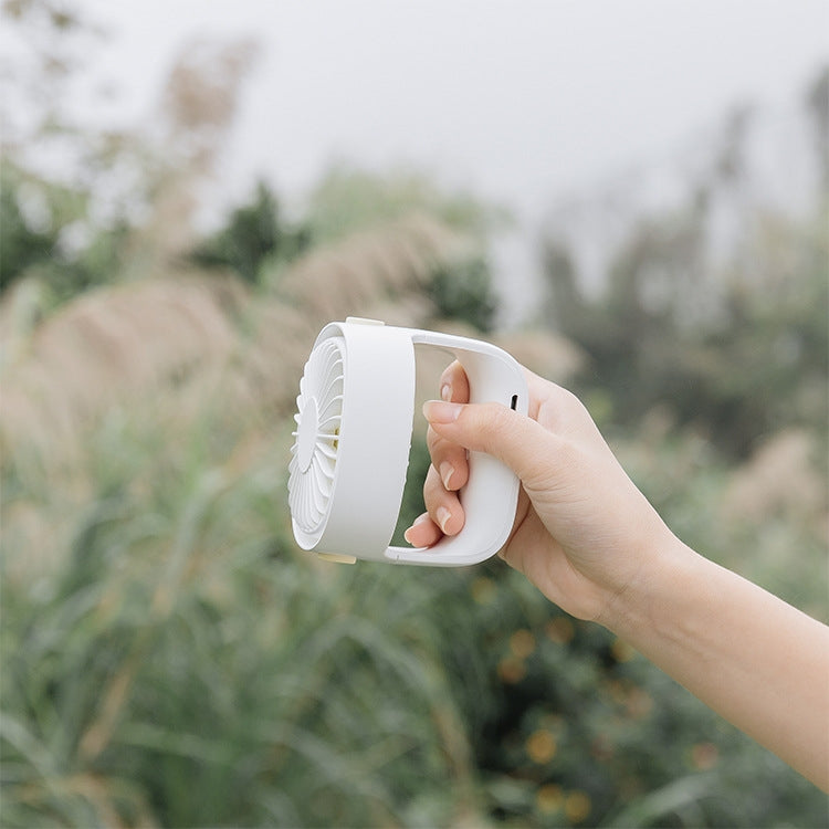 Handheld Desktop Outdoor Student Mute USB Mini Fan(White) - Electric Fans by buy2fix | Online Shopping UK | buy2fix