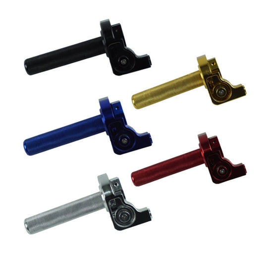 Motorcycle Off-Road Vehicle Modified CNC Handle Throttle Clamp Hand Grip Big Torque Oil Visual Throttle Accelerator(Golden) by buy2fix