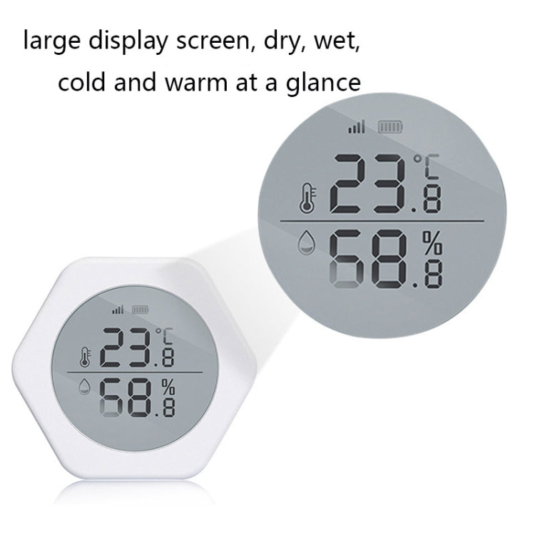 LQ-WS1 Tuya Smart Home Indoor Wireless Control Temperature And Humidity Sensor - Tachometers & Anemometer by buy2fix | Online Shopping UK | buy2fix