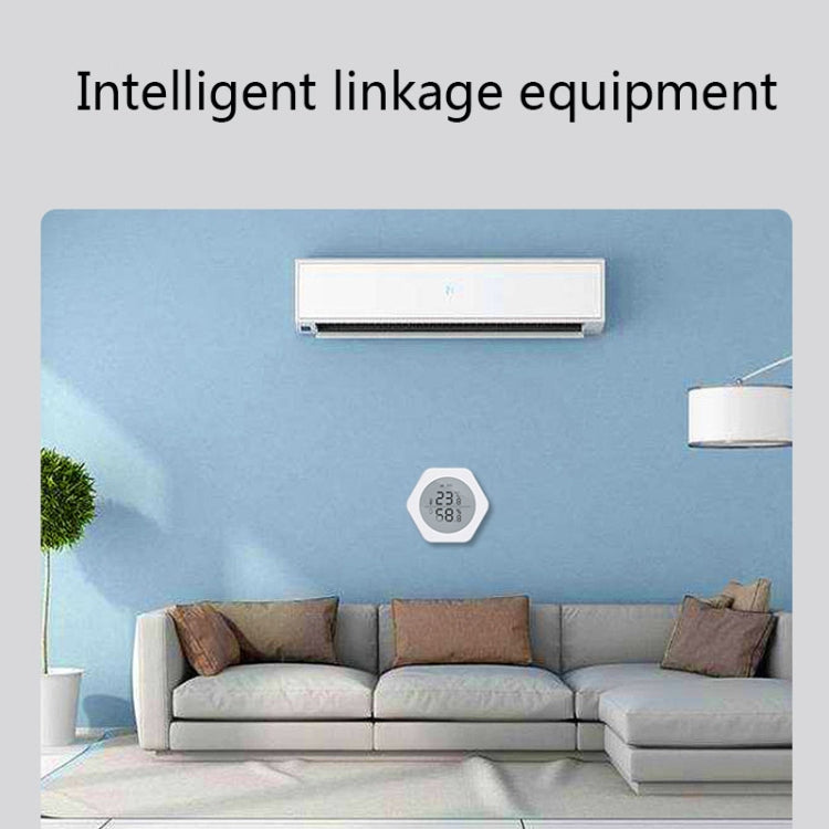 LQ-WS1 Tuya Smart Home Indoor Wireless Control Temperature And Humidity Sensor - Tachometers & Anemometer by buy2fix | Online Shopping UK | buy2fix