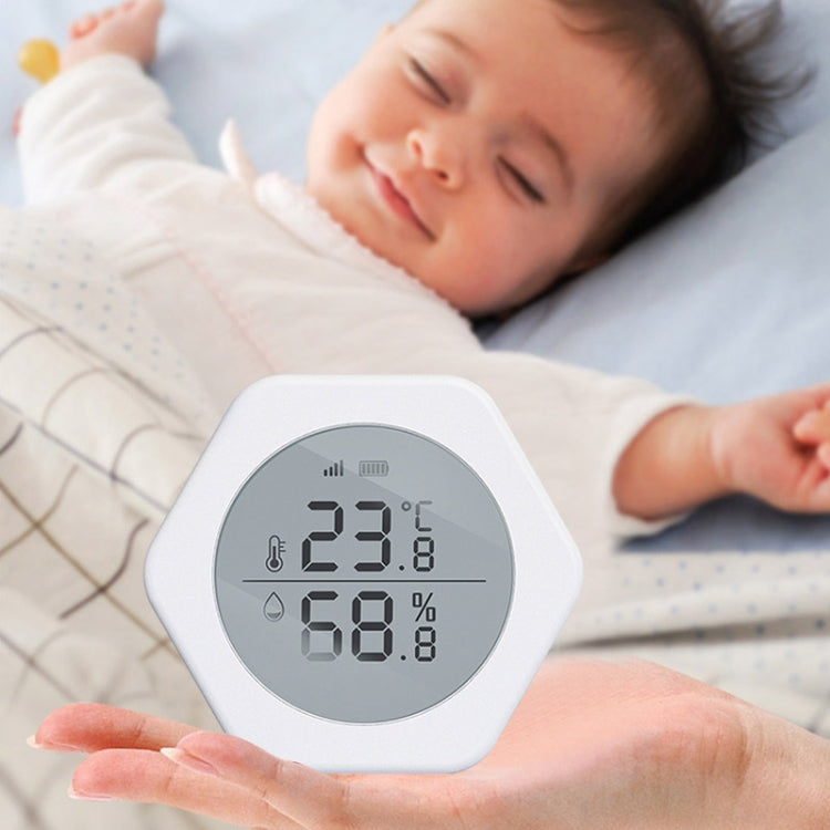 LQ-WS1 Tuya Smart Home Indoor Wireless Control Temperature And Humidity Sensor - Tachometers & Anemometer by buy2fix | Online Shopping UK | buy2fix