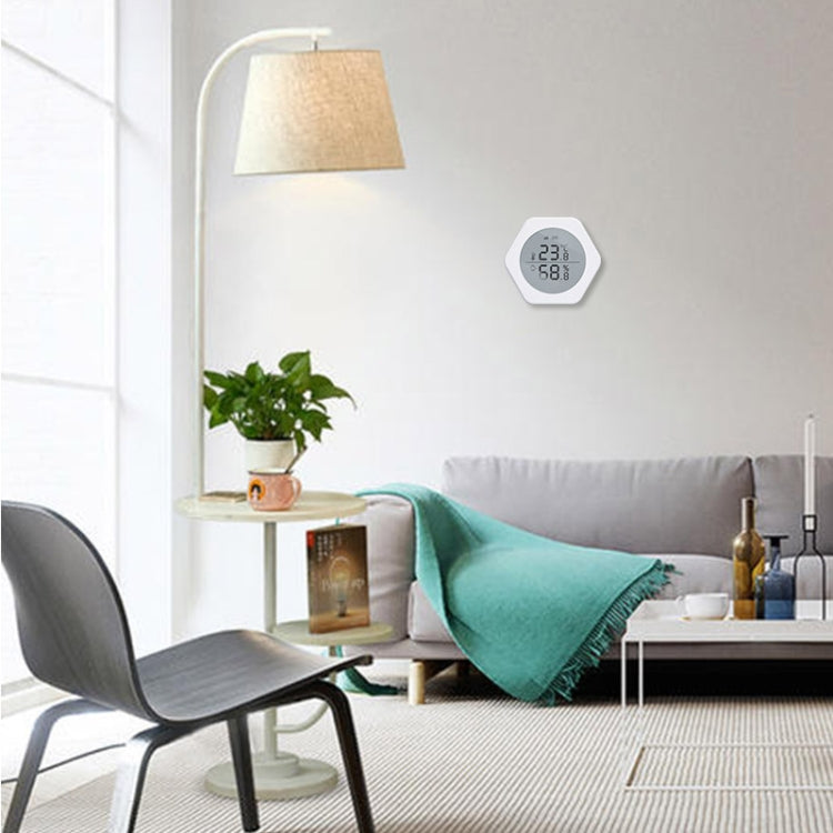 LQ-WS1 Tuya Smart Home Indoor Wireless Control Temperature And Humidity Sensor - Tachometers & Anemometer by buy2fix | Online Shopping UK | buy2fix