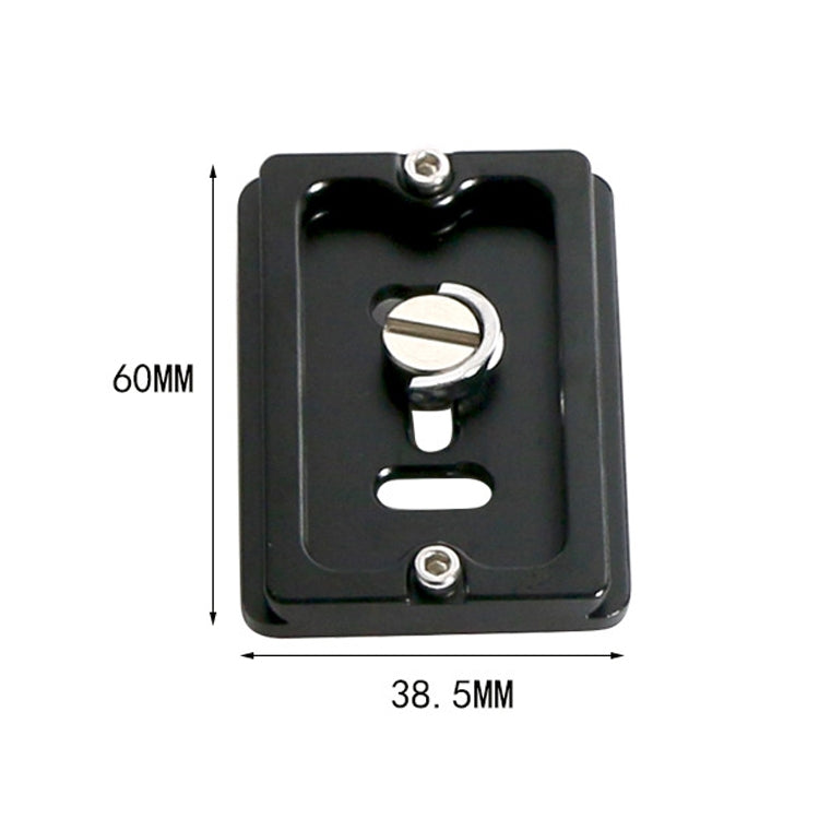 QR60 60mm Aluminum Alloy Quick Release Plate Clamp Base - Quick Release Plate by buy2fix | Online Shopping UK | buy2fix