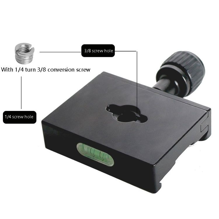 QR60 60mm Aluminum Alloy Quick Release Plate Clamp Base - Quick Release Plate by buy2fix | Online Shopping UK | buy2fix