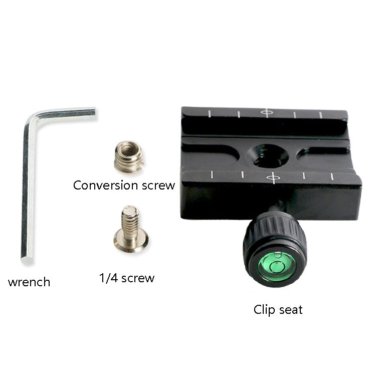 QR60 60mm Aluminum Alloy Quick Release Plate Clamp Base - Quick Release Plate by buy2fix | Online Shopping UK | buy2fix