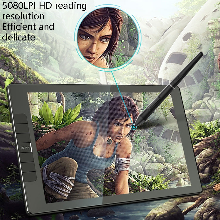 VEIKK VK1200 Digital Screen Hand Drawing Screen Electronic Painting Board by VEIKK