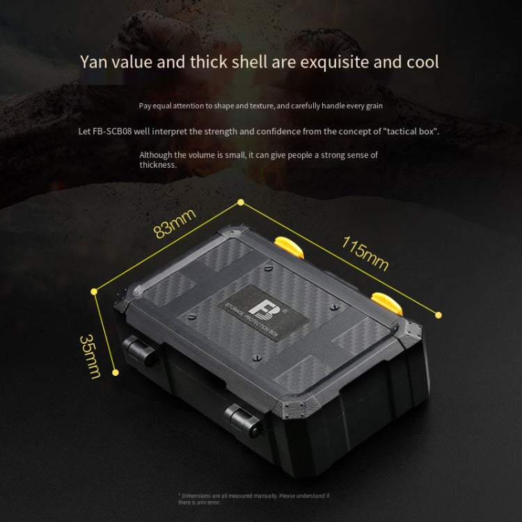 SCB08 Camera Battery Storage Card Protection Box Battery Storage Box(Black) - Card Case by buy2fix | Online Shopping UK | buy2fix
