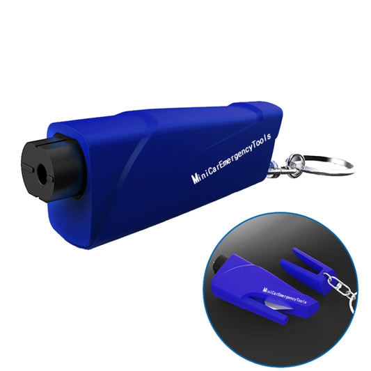 Car Safety Hammer Escapes Trapped Window Broken Device(Blue) by buy2fix