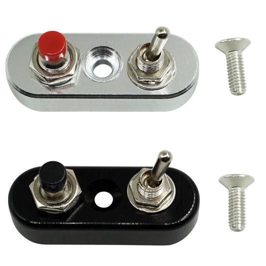 Motorcycle Modification Accessories Handlebar Switch Headlights Spotlights Overtaking Lights Power Off Start Ignition Horn Combination Switch, Specification: Double Switch Silver by buy2fix