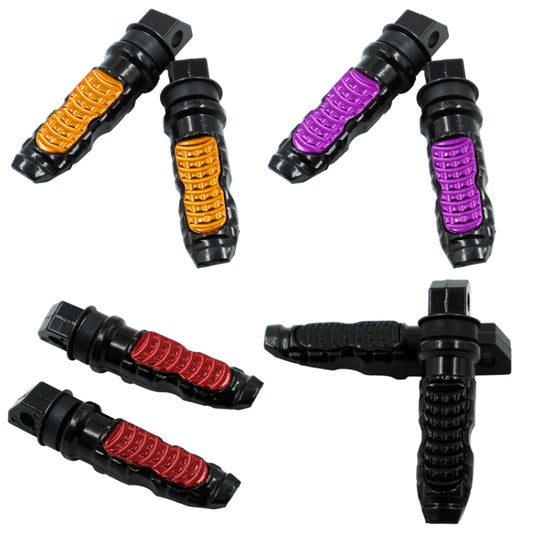 Motorcycle Off-Road Car Accessories Modified Aluminum Alloy Non-Slip Foot Pedal(Black) by buy2fix