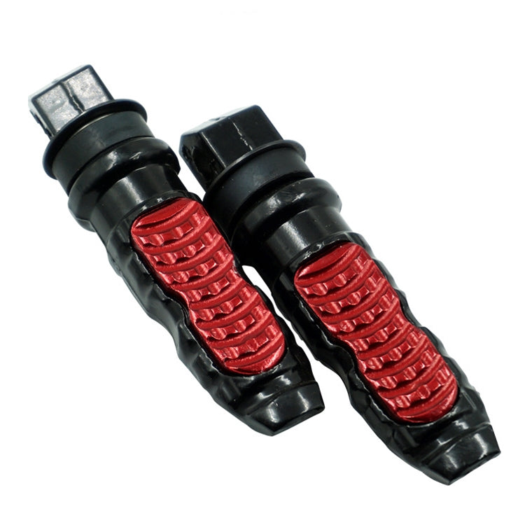 Motorcycle Off-Road Car Accessories Modified Aluminum Alloy Non-Slip Foot Pedal(Red) by buy2fix