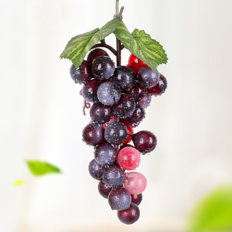 4 Bunches 36 Grain Agate Grapes Simulation Fruit Simulation Grapes PVC with Cream Grape Shoot Props - Food Props by buy2fix | Online Shopping UK | buy2fix