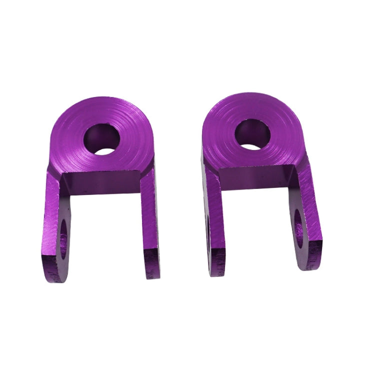 1pair Motorcycle Electric Vehicle Modification Accessories Small CNC Aluminum Alloy Shock Absorption Increaser(Purple) - Others by buy2fix | Online Shopping UK | buy2fix