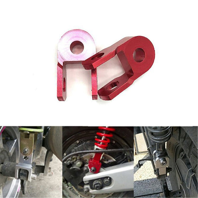 1pair Motorcycle Electric Vehicle Modification Accessories Small CNC Aluminum Alloy Shock Absorption Increaser(Purple) - Others by buy2fix | Online Shopping UK | buy2fix