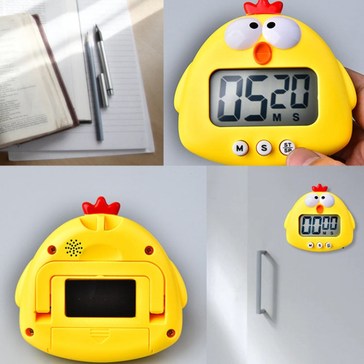 Kitchen Baking Cartoon Animal Electronic Timer Alarm Clock Student Learning Timer(Green Frog) - Digital Countdown by buy2fix | Online Shopping UK | buy2fix