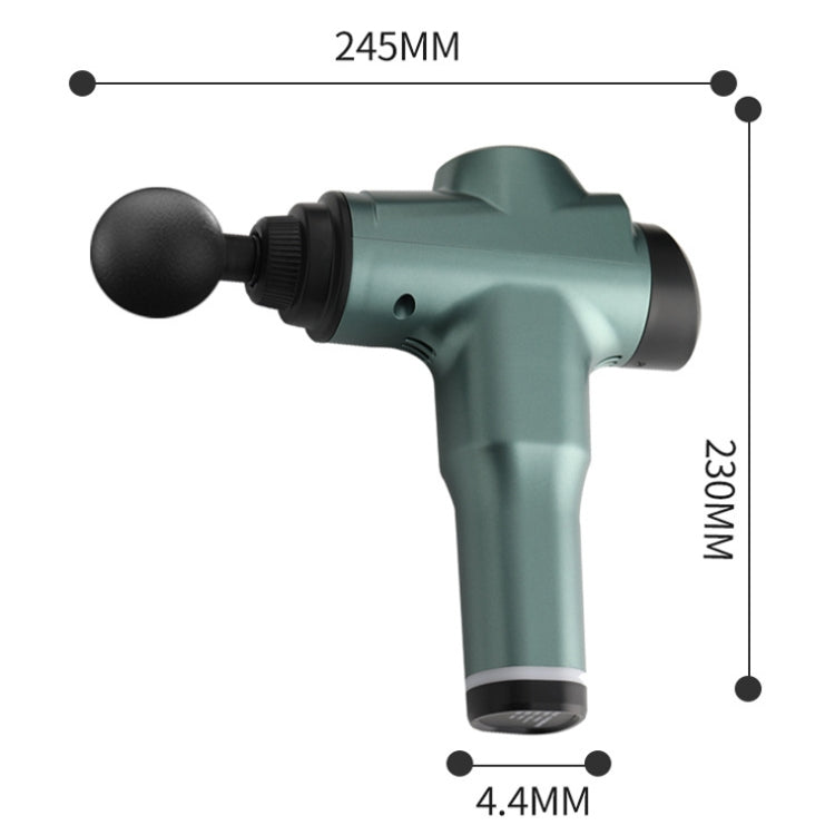 Muscles Relax Massager Portable Fitness Equipment Fascia Gun, Specification: 6206 6 Gears Green(UK Plug) - Massage gun & Accessories by buy2fix | Online Shopping UK | buy2fix