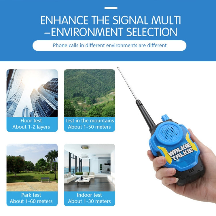 1 Pair Intelligent Wireless Call Walkie-Talkie Remote Dialogue Interactive Children Toys(Blue) - Children by buy2fix | Online Shopping UK | buy2fix