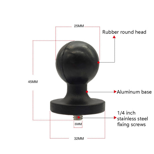 N-STAR NPHA-M Ball Motorcycle Camera Cloud Ball Head Bike Riding Video Ball Head by buy2fix