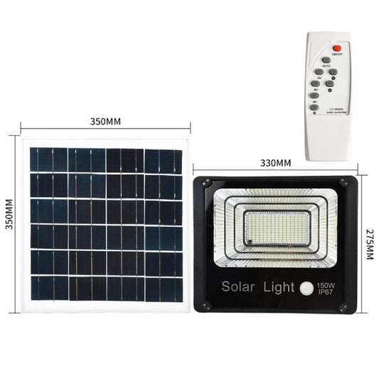 TY023 179 LED 150W Outdoor Solar Flood Light Remote Control Sensor Waterproof Wall Light by buy2fix