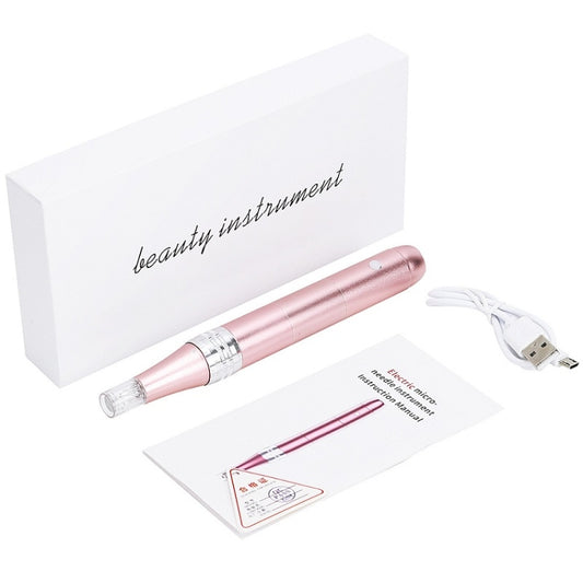 Microcrystalline Nano Electric Importer Micro-Needle Freckle Removal Beauty Instrument, Colour: Rlectric Microneedle (Pink) by buy2fix