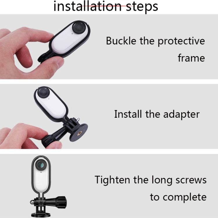 Sunnylife IST-Q9439 for Insta360 GO Metal Protective Frame with 1/4 inch Adapter & Screw - Mount & Holder by Sunnylife | Online Shopping UK | buy2fix