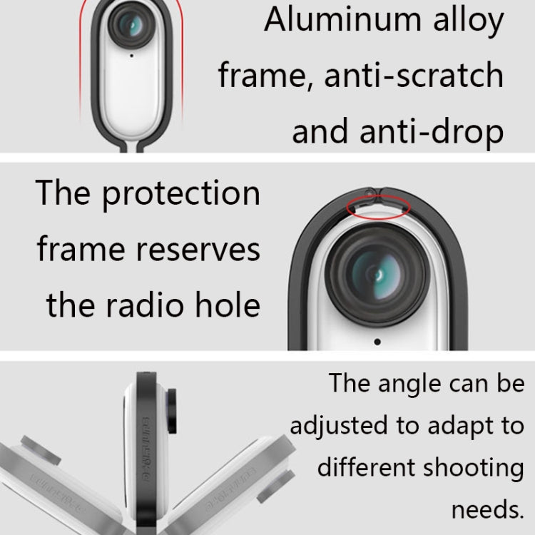 Sunnylife IST-Q9439 for Insta360 GO Metal Protective Frame with 1/4 inch Adapter & Screw - Mount & Holder by Sunnylife | Online Shopping UK | buy2fix