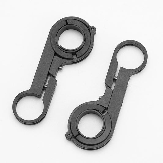 BG-798 30cm Bicycle Extension Bracket Double Rod Aluminum Flashlight Stopwatch Headlight Expansion Bracket by buy2fix